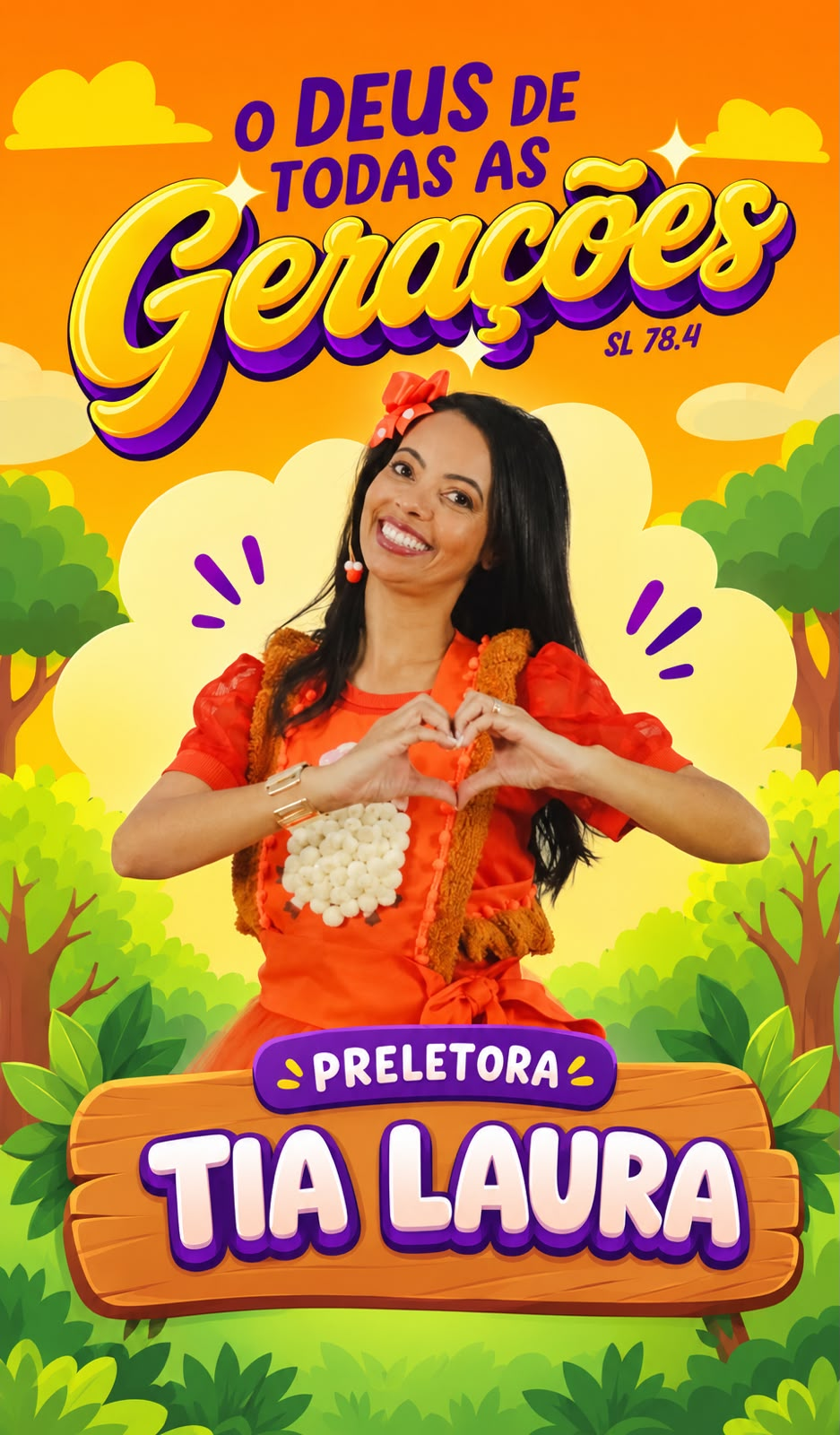 Card oficial de Tia Laura, preletora da conferência